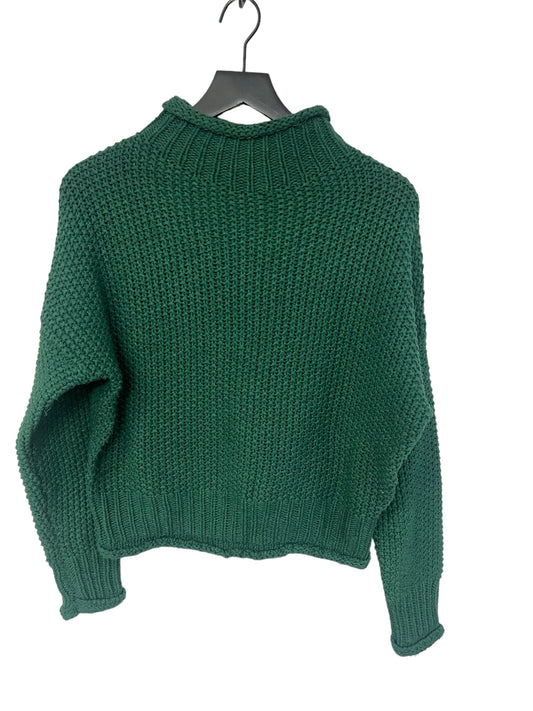 Green Sweater She + Sky, Size L