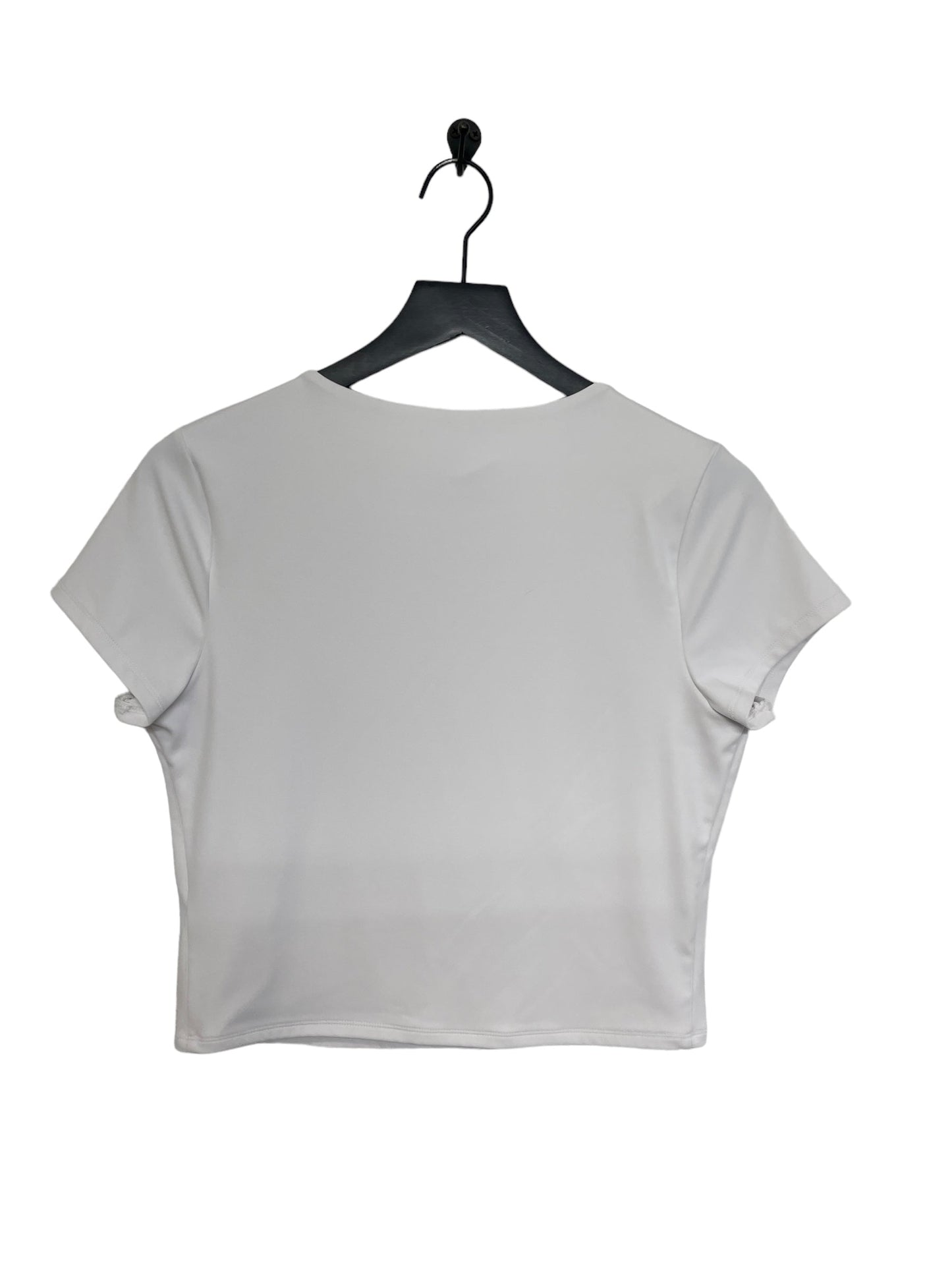 White Top Short Sleeve Express, Size L