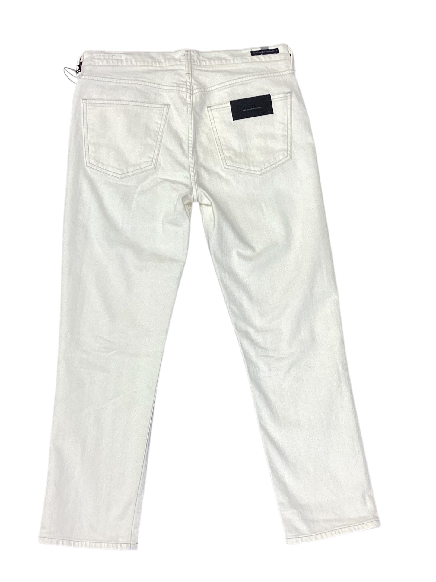 Jeans Straight By Citizens Of Humanity In Cream Denim, Size: 10