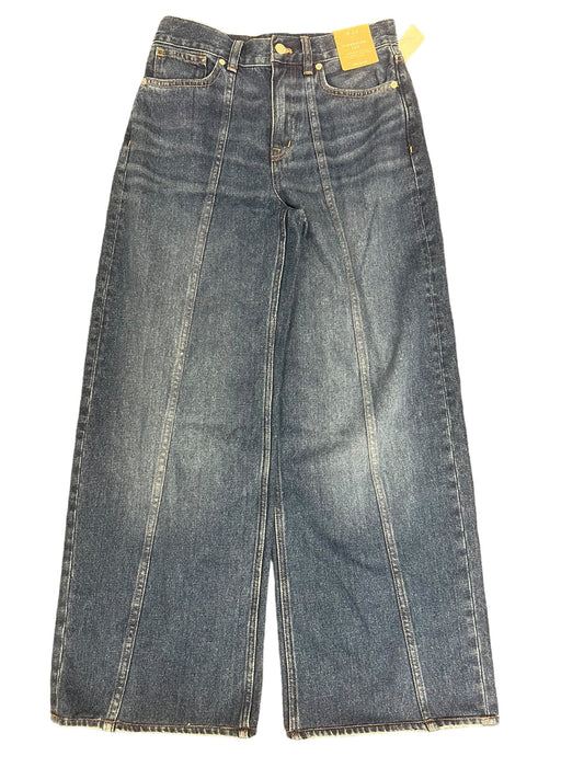 Jeans Wide Leg By Madewell In Blue Denim, Size: 2