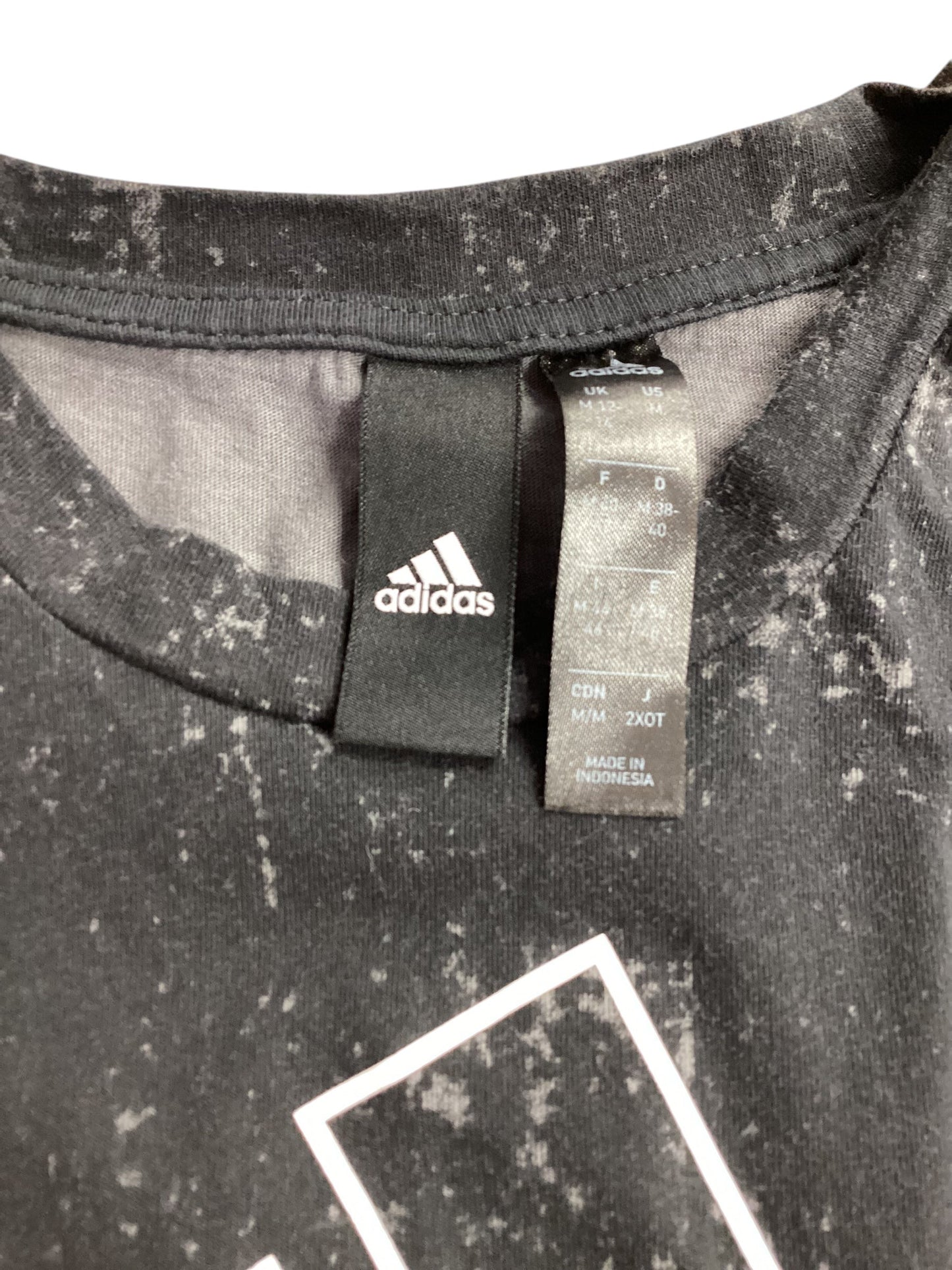 Top Sleeveless By Adidas In Black, Size: M