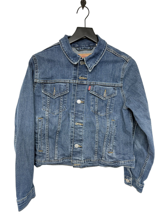 Jacket Denim By Levis In Blue Denim, Size: L