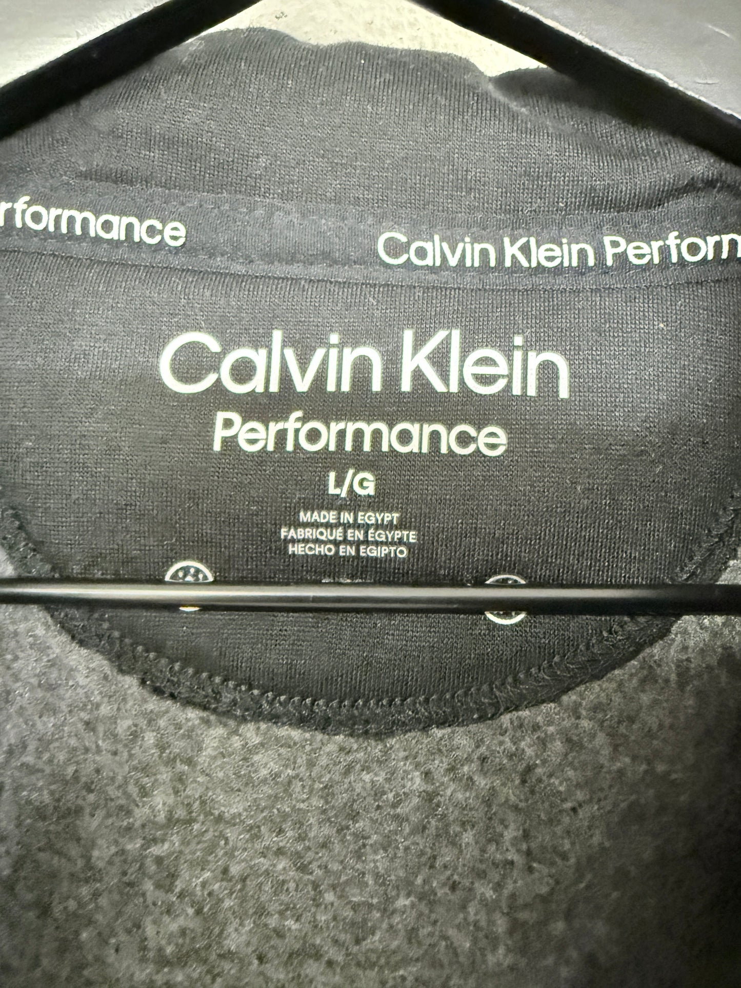 Jacket Fleece By Calvin Klein Performance In Grey, Size: L