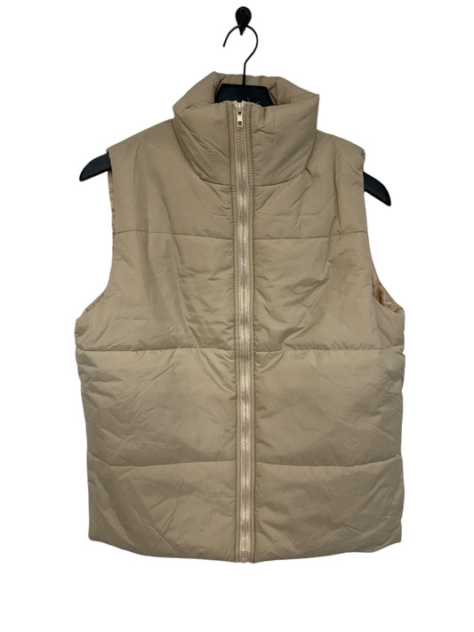 Vest Puffer & Quilted By Cmf In Tan, Size: M