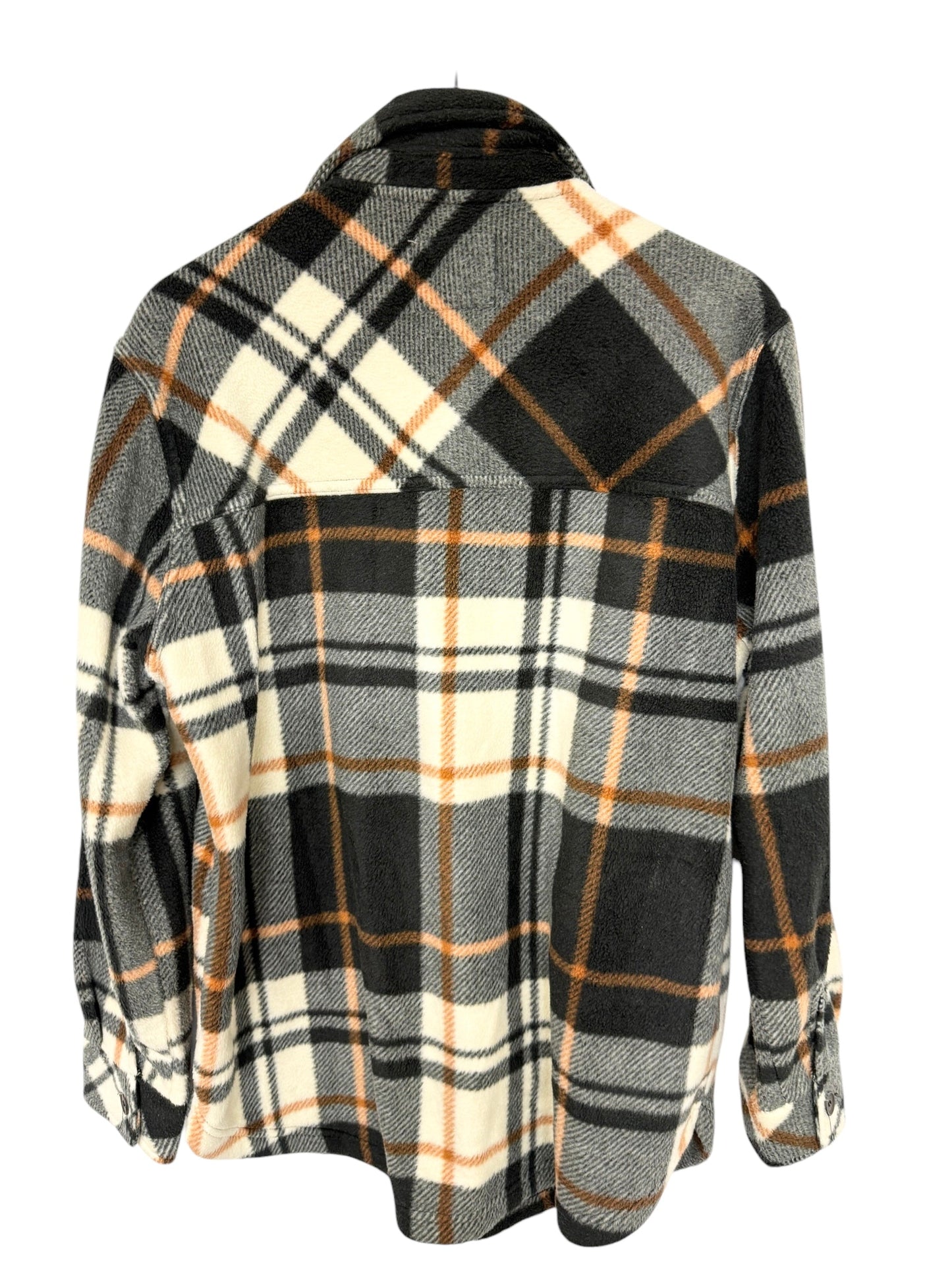 Jacket Shirt By Thread And Supply In Plaid Pattern, Size: L