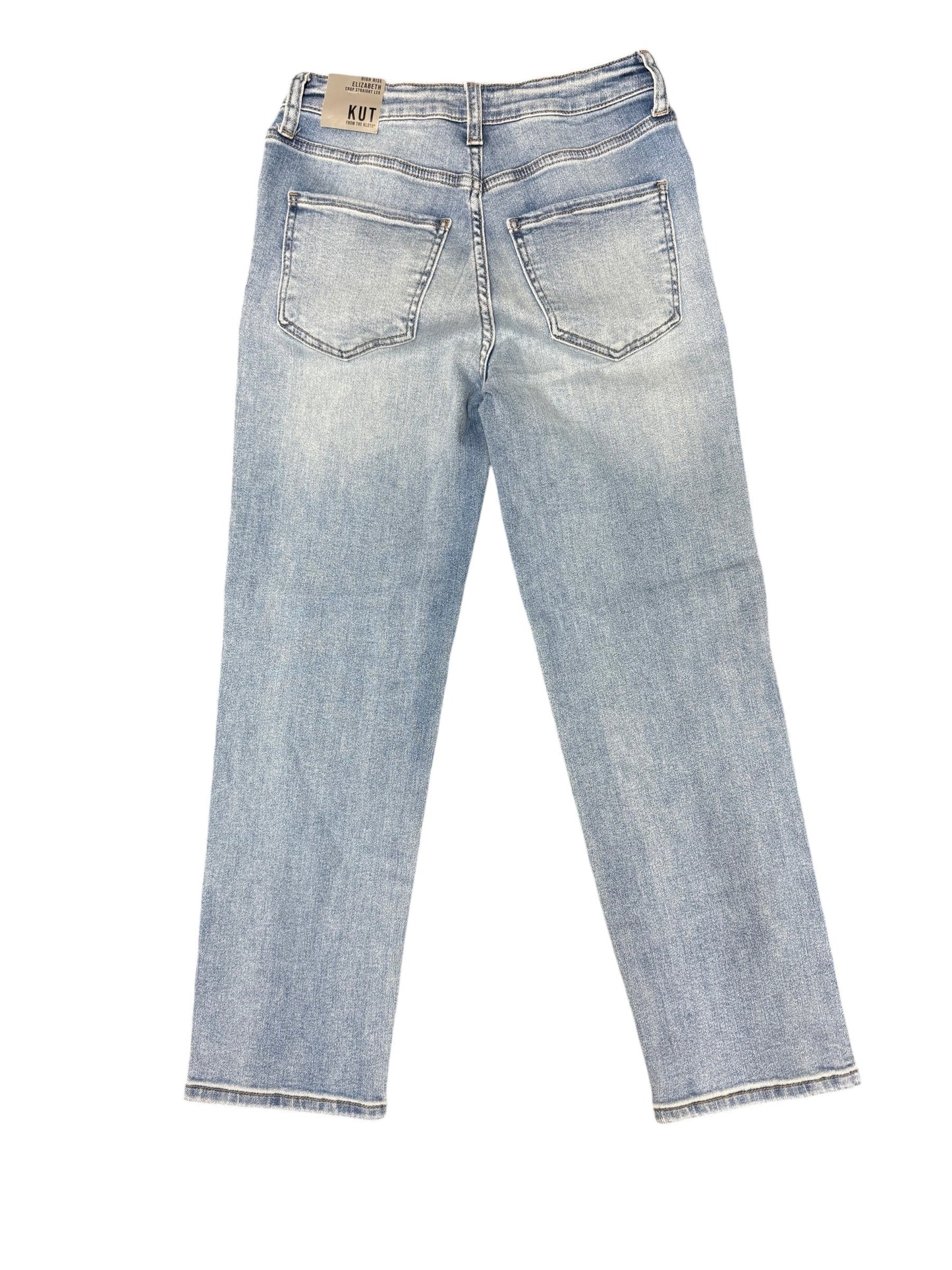 Jeans Straight By Kut In Blue Denim, Size: 0