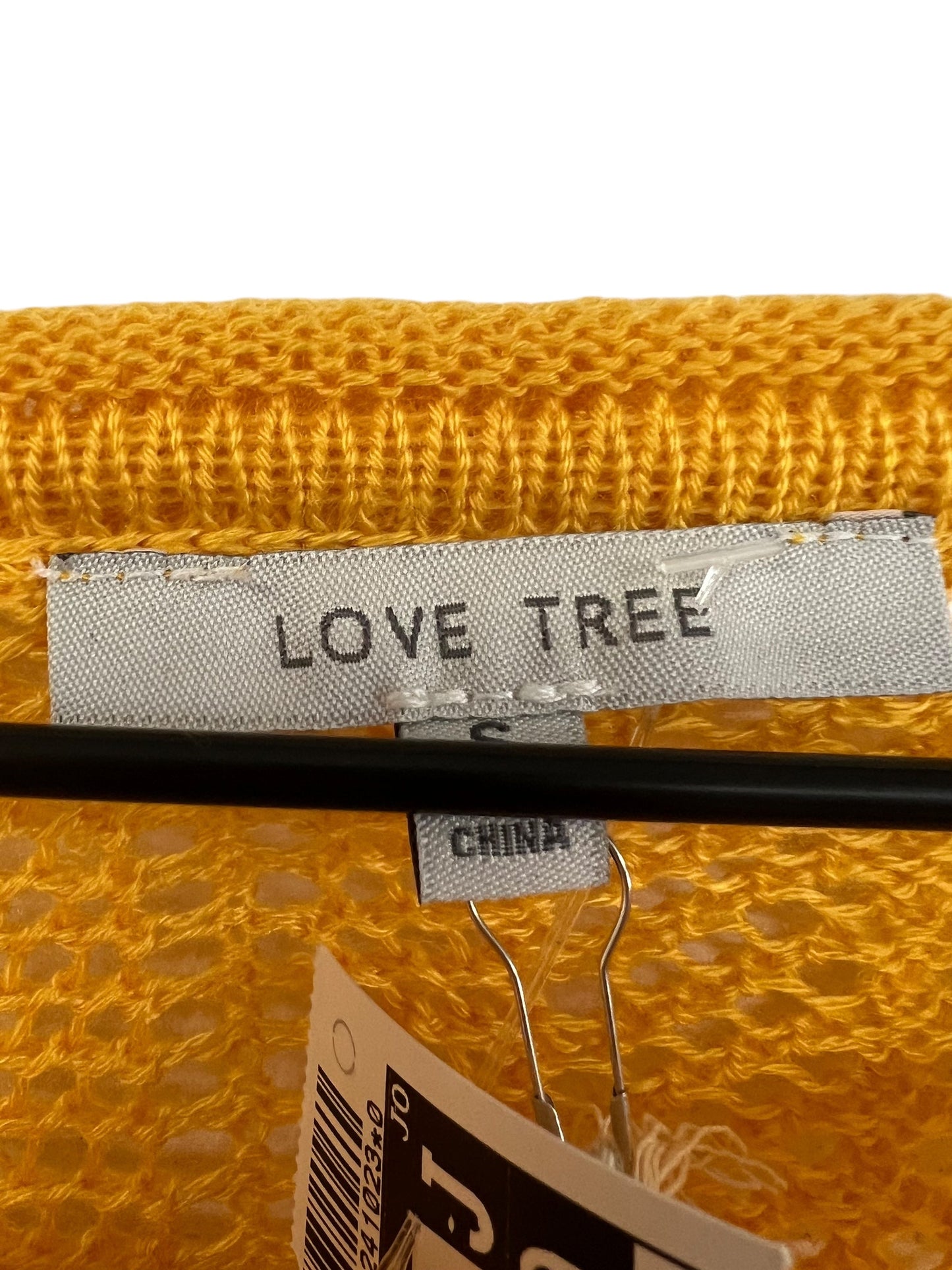 Sweater By Love Tree In Yellow, Size: S