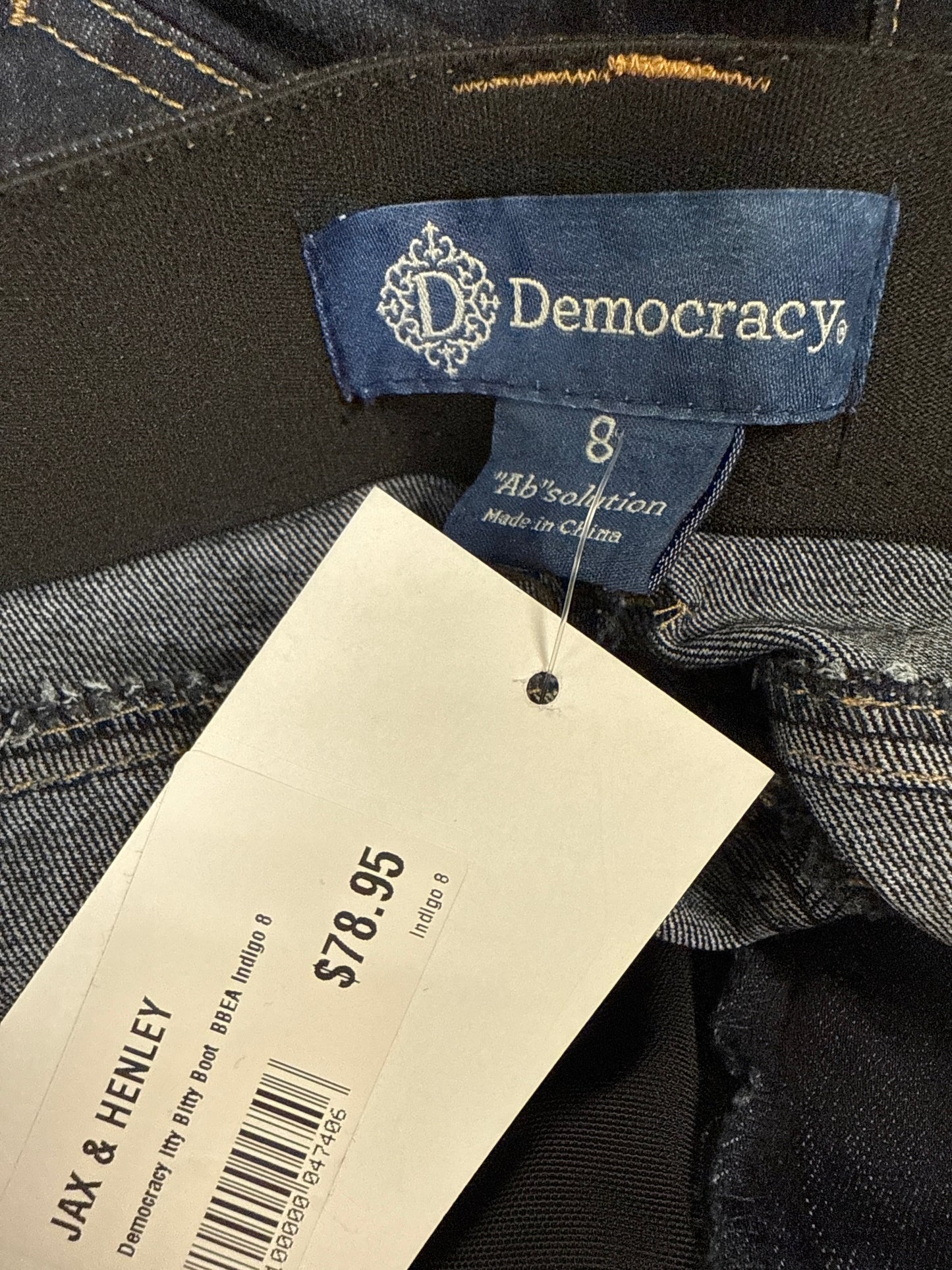 Jeans Boot Cut By Democracy In Blue Denim, Size: 8