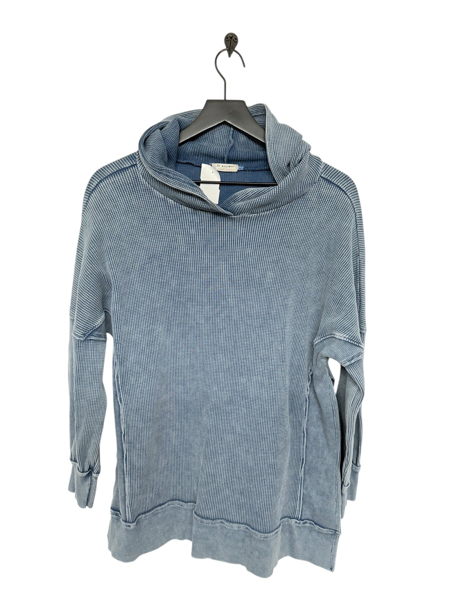 Sweatshirt Hoodie By Free People In Blue, Size: Xs