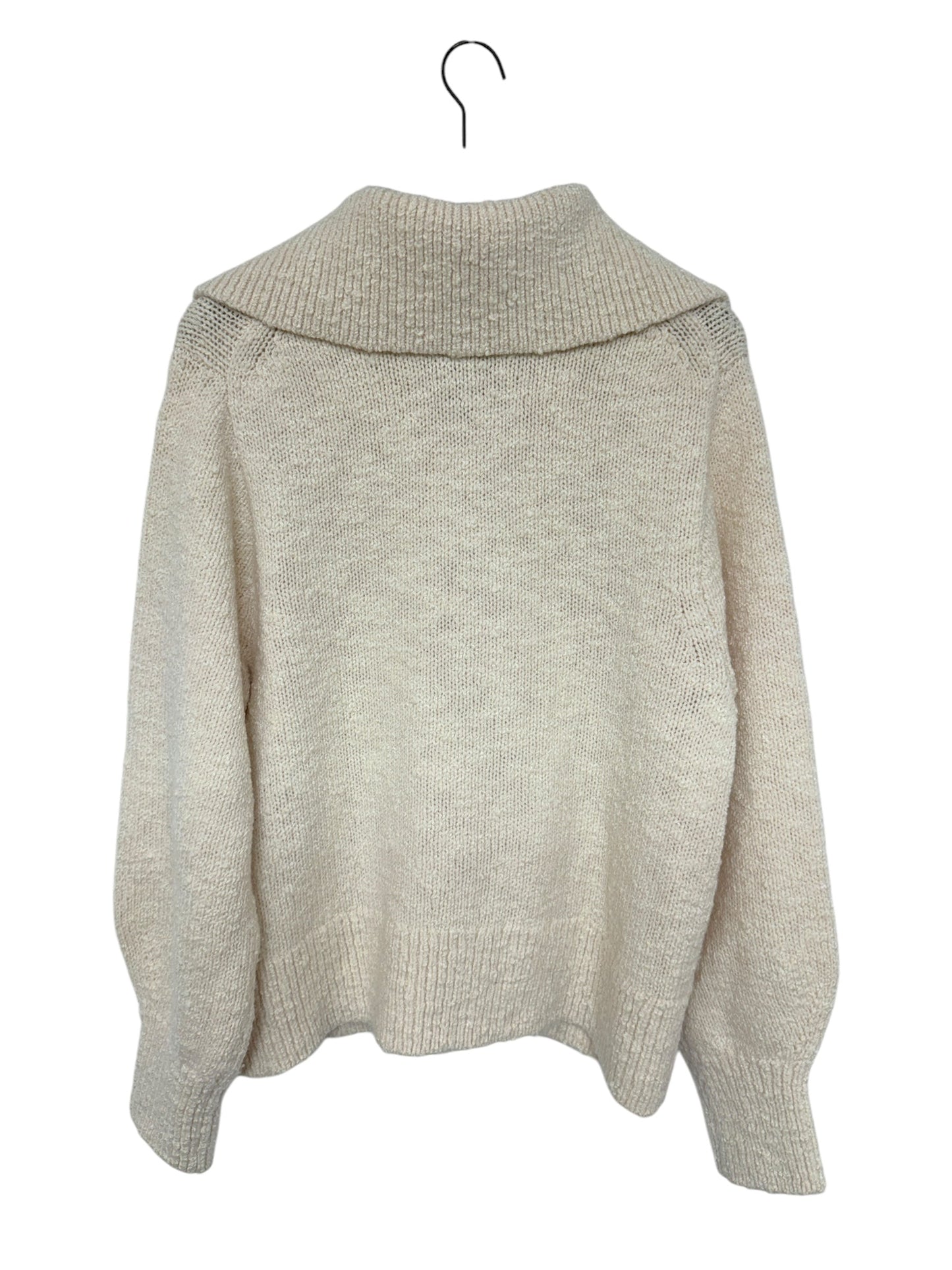 Sweater By Banana Republic In Cream, Size: Xxl