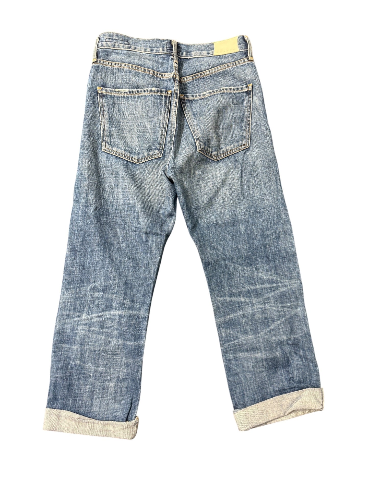 Jeans Cropped By Citizens Of Humanity In Blue Denim, Size: 2