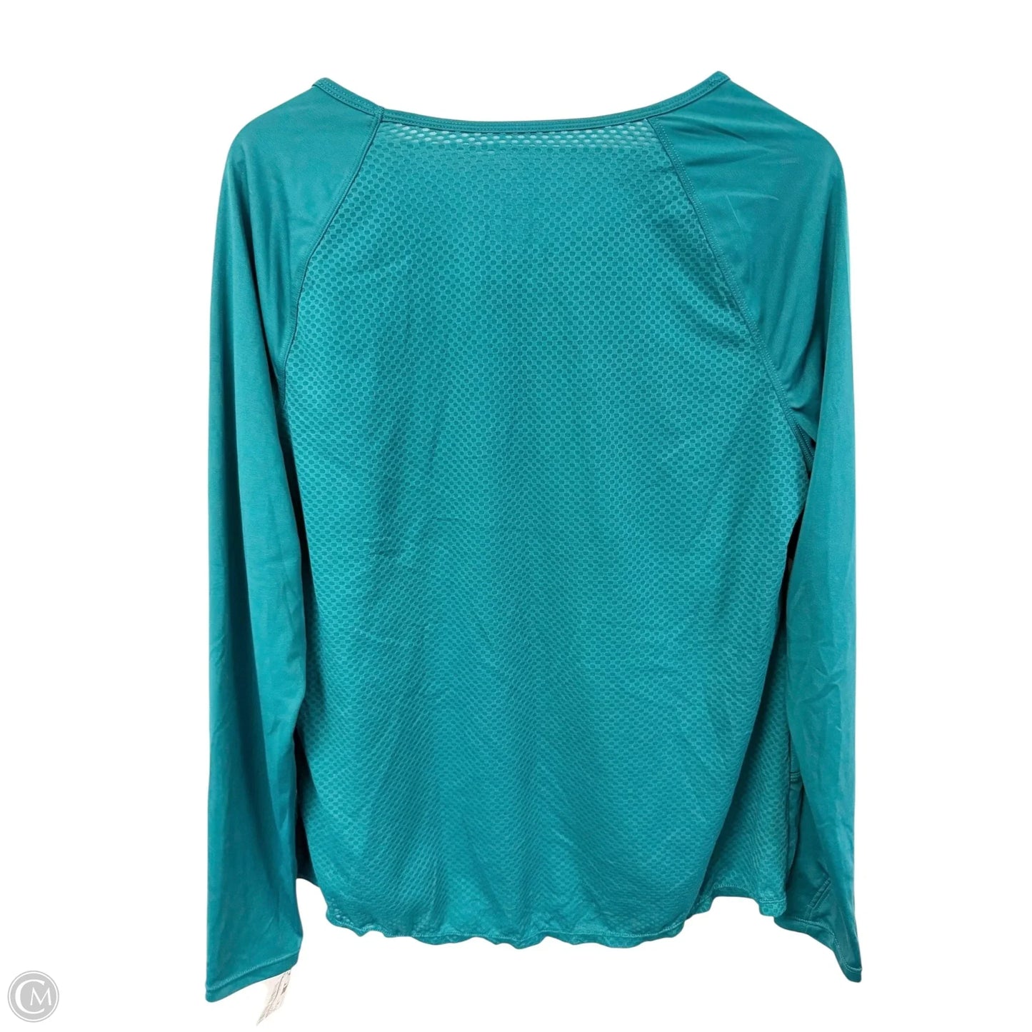 Athletic Top Long Sleeve Crewneck By Danskin Now In Green, Size: Xl