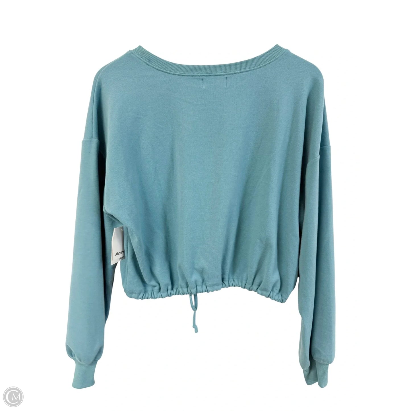 Top Long Sleeve By Abound In Aqua, Size: M