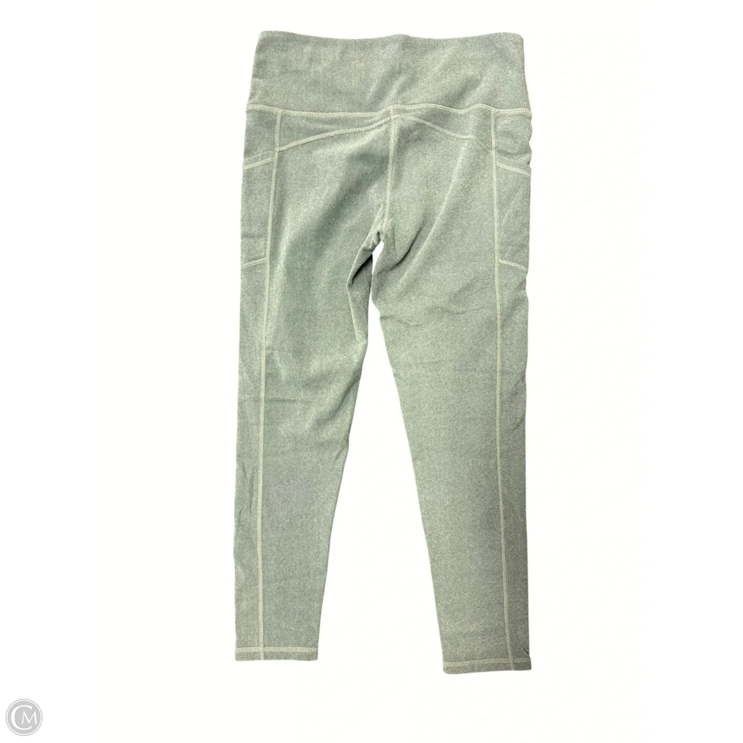 Athletic Leggings By Mono B In Green, Size: L