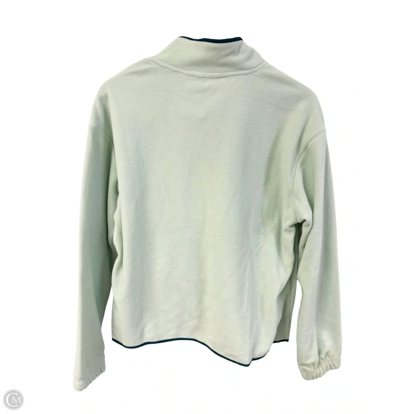 Sweatshirt Collar By Reebok In Green, Size: M