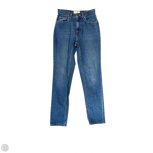 Jeans Straight By Everlane In Blue Denim, Size: 0