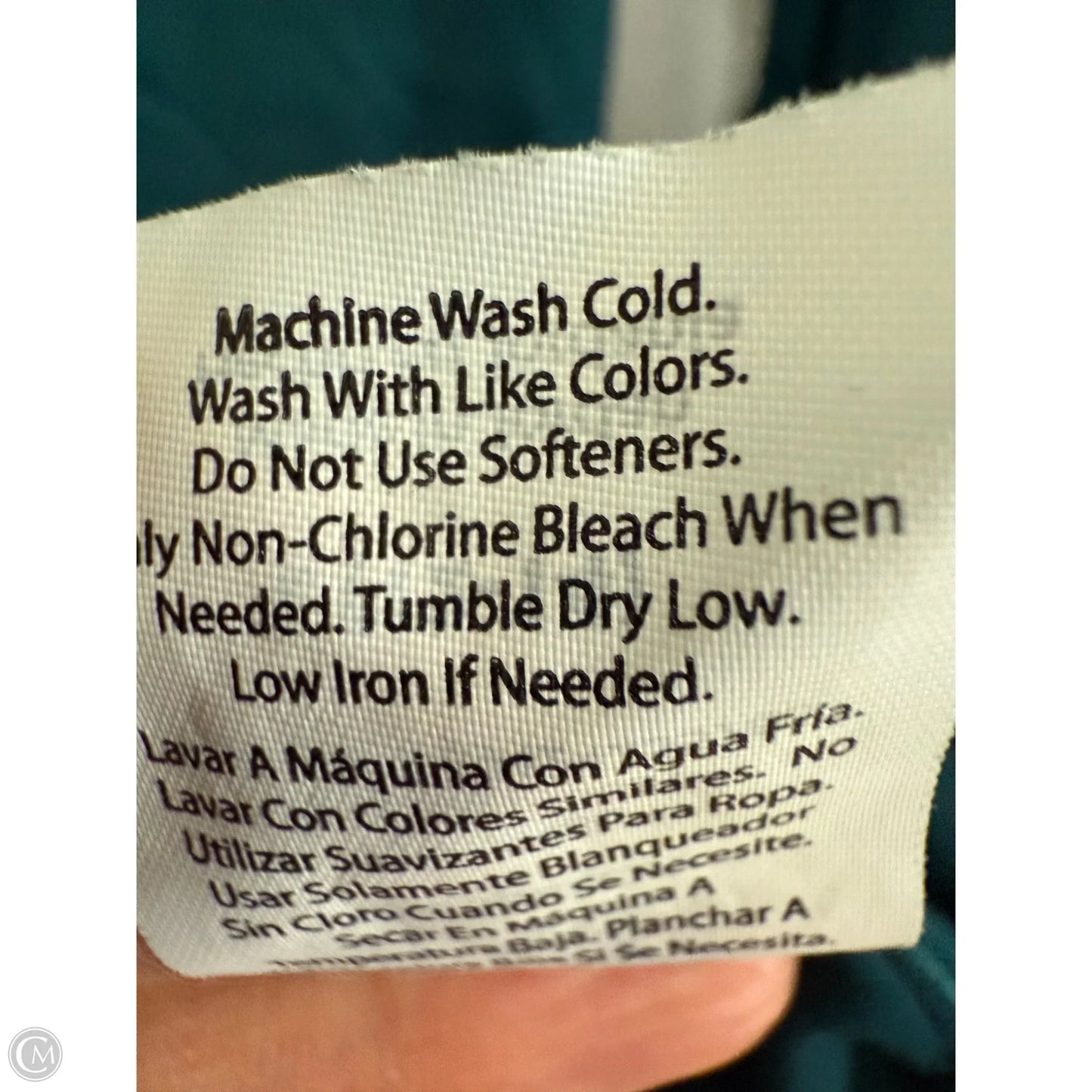 Athletic Top Long Sleeve Crewneck By Avia In Green, Size: L