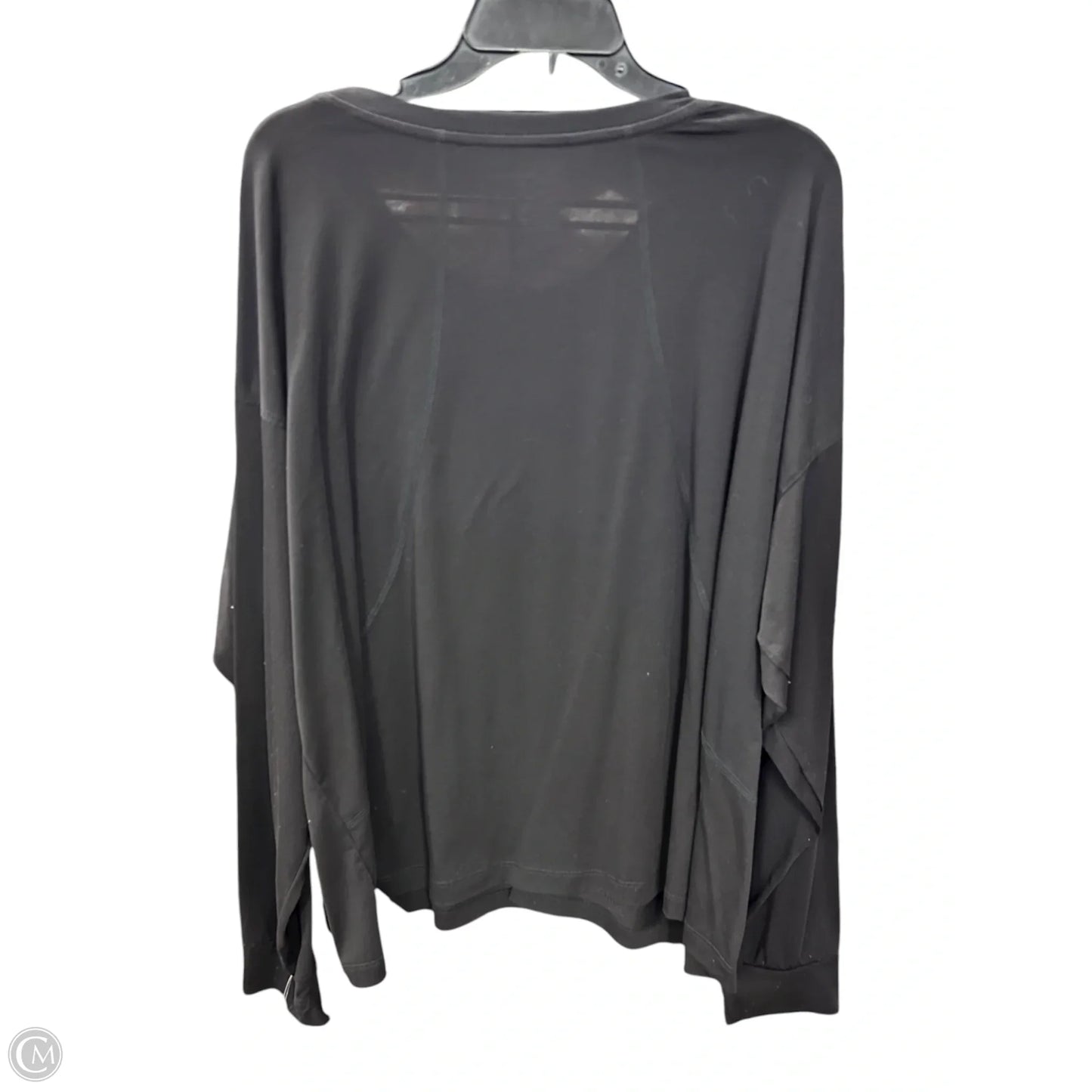 Athletic Top Long Sleeve Crewneck By Tek Gear In Black, Size: 3x