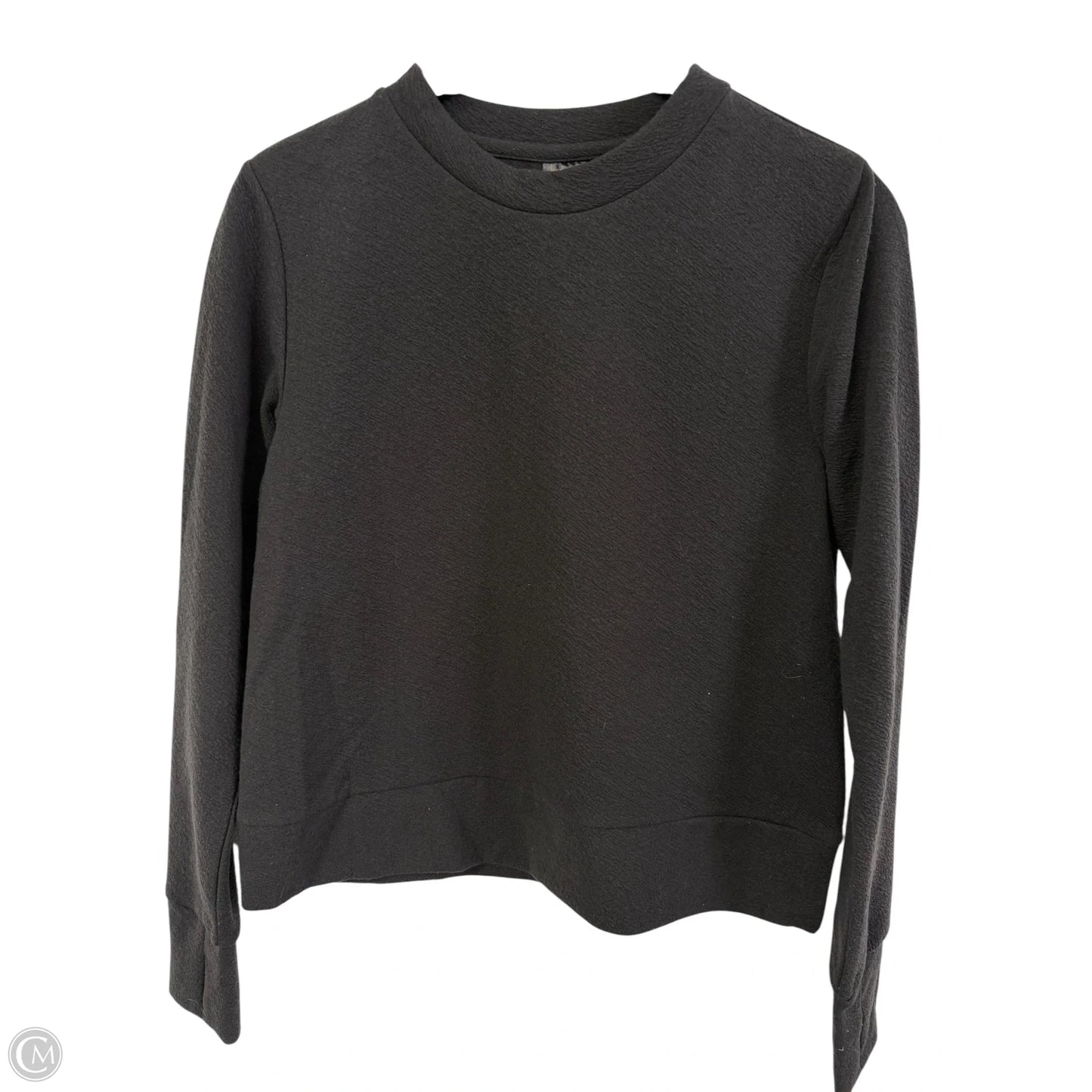 Athletic Top Long Sleeve Crewneck By Avia In Black, Size: M