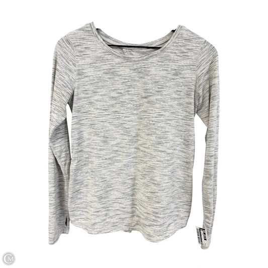 Athletic Top Long Sleeve Crewneck By Zyia In Grey, Size: M