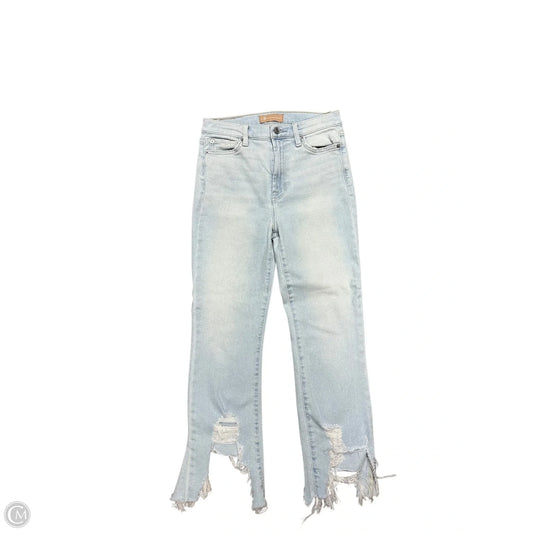 Jeans Straight By 7 For All Mankind In Blue Denim, Size: 4
