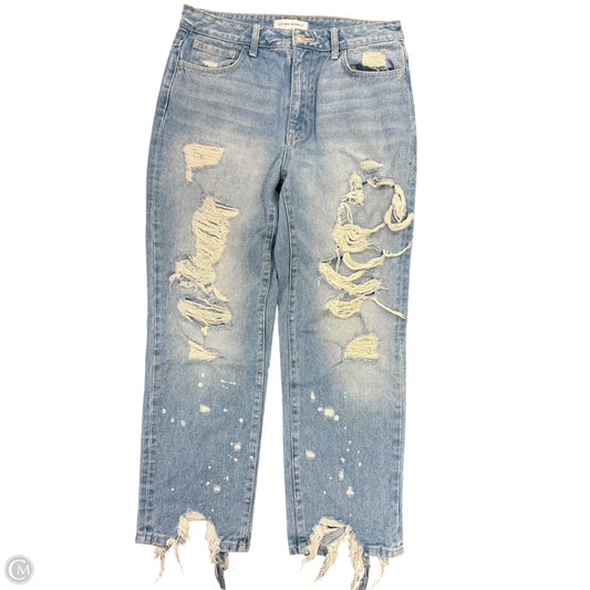 Jeans Straight By Flying Monkey In Blue Denim, Size: 8