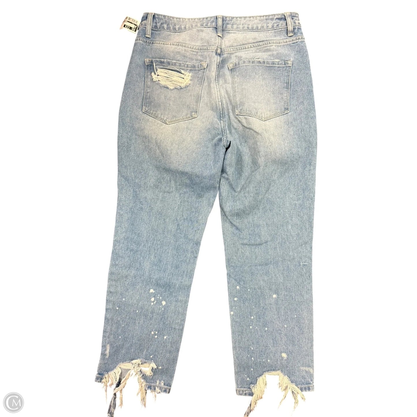Jeans Straight By Flying Monkey In Blue Denim, Size: 8