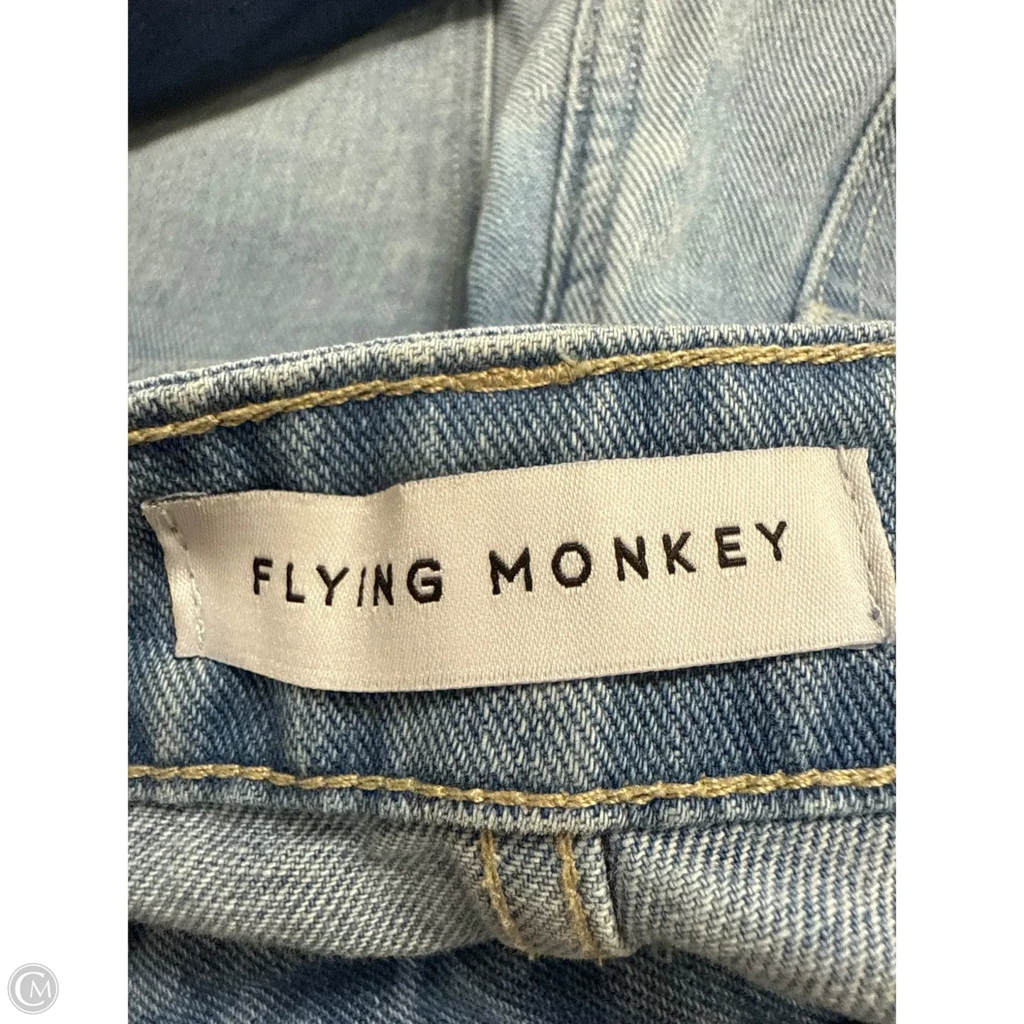 Jeans Straight By Flying Monkey In Blue Denim, Size: 8