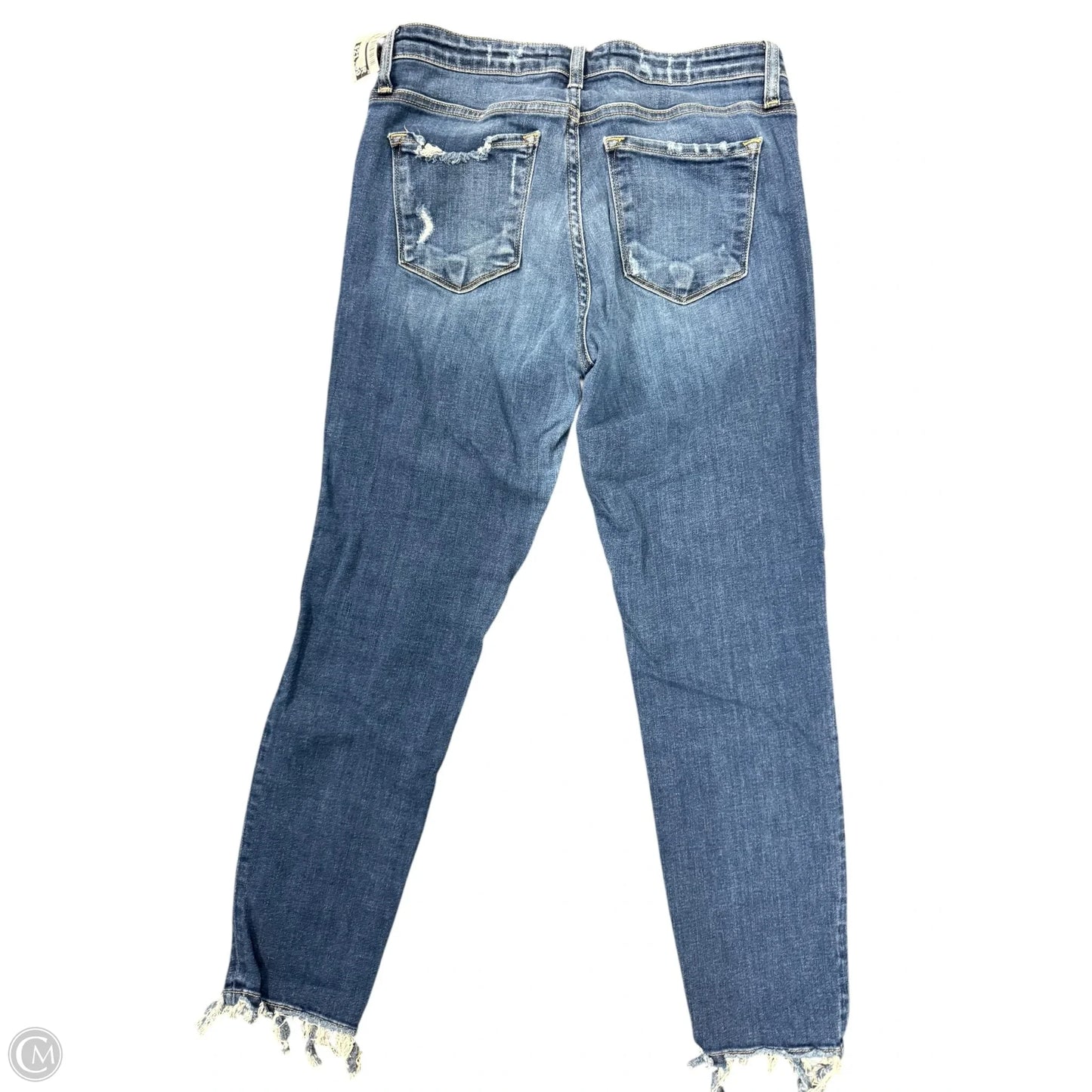 Jeans Straight By Flying Monkey In Blue Denim, Size: 8
