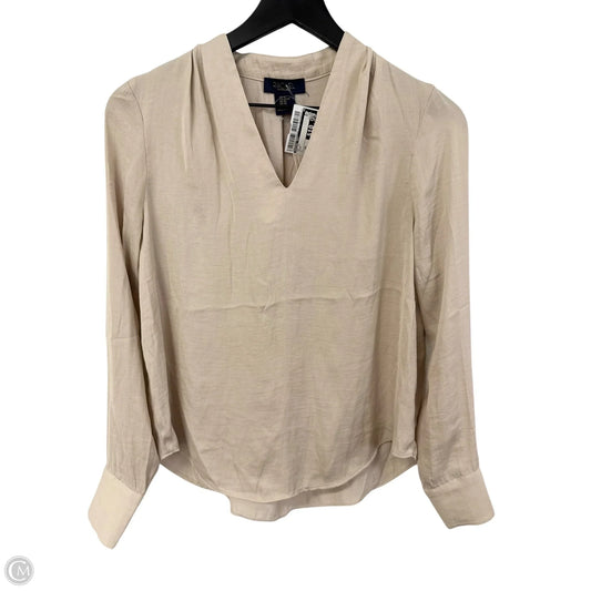 Top Long Sleeve By Rachel Roy In Cream, Size: Xs