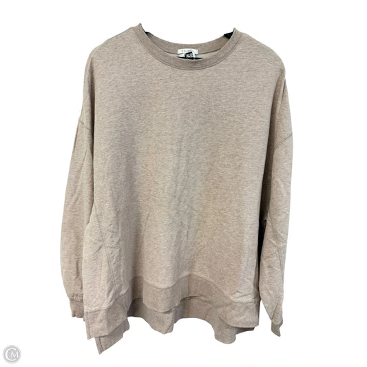 Top Long Sleeve By Z Supply In Beige, Size: L