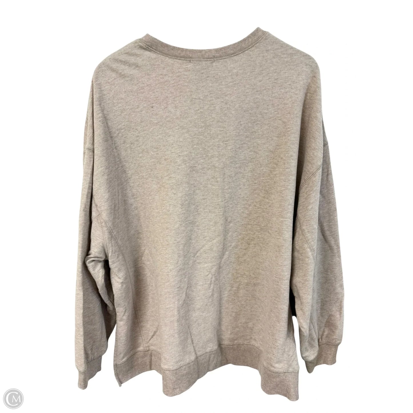 Top Long Sleeve By Z Supply In Beige, Size: L