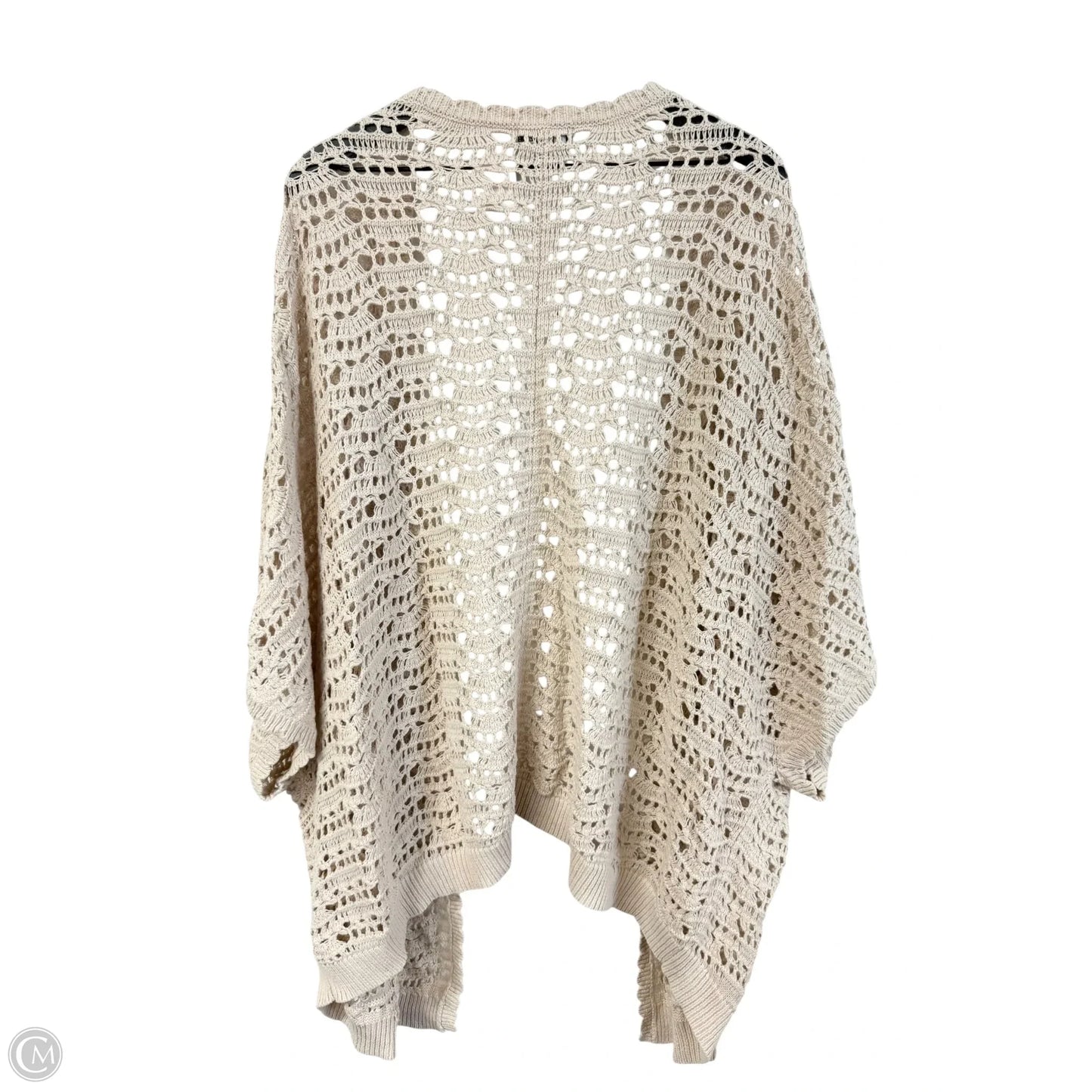 Sweater Cardigan By Ana In Cream, Size: 2x