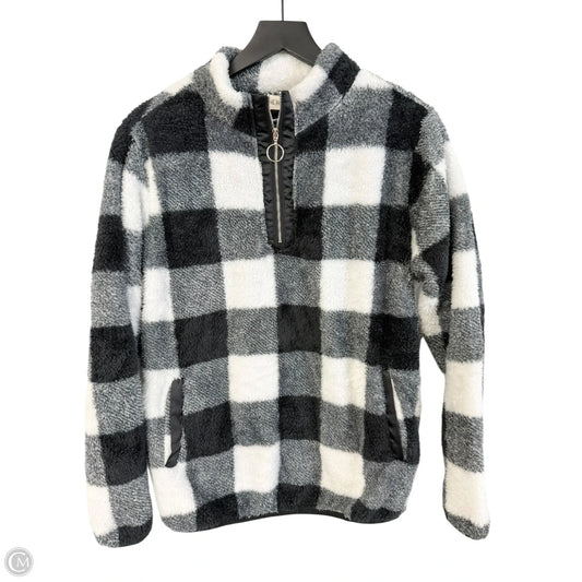 Sweatshirt Collar By The Nines In Black & White, Size: S