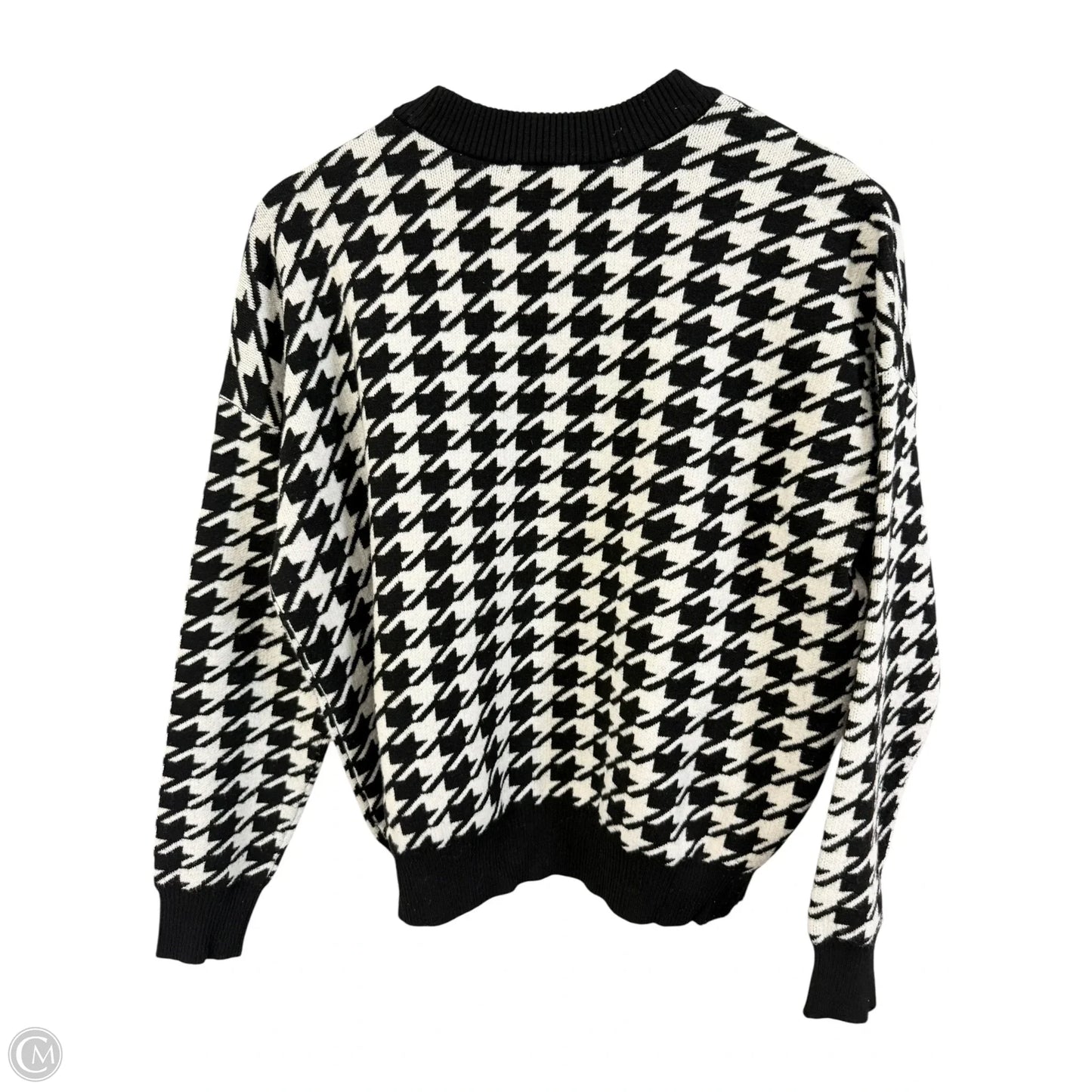 Sweater By T Tahari In Black & White, Size: M
