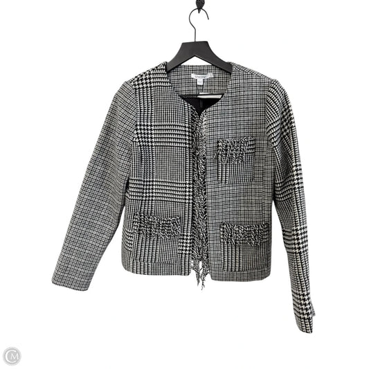 Blazer By Chicos In Black & White, Size: S