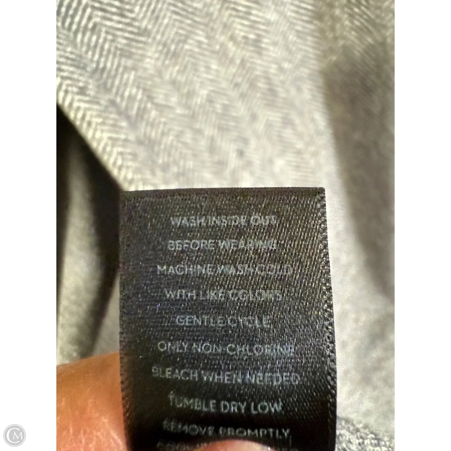 Blazer By Simply Vera In Grey, Size: Xl