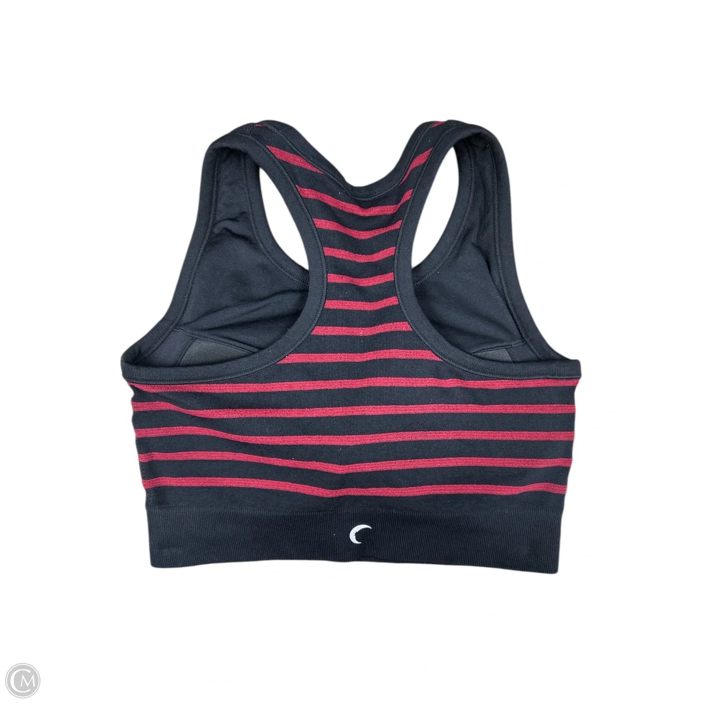 Athletic Bra By Zyia In Black & Red, Size: M