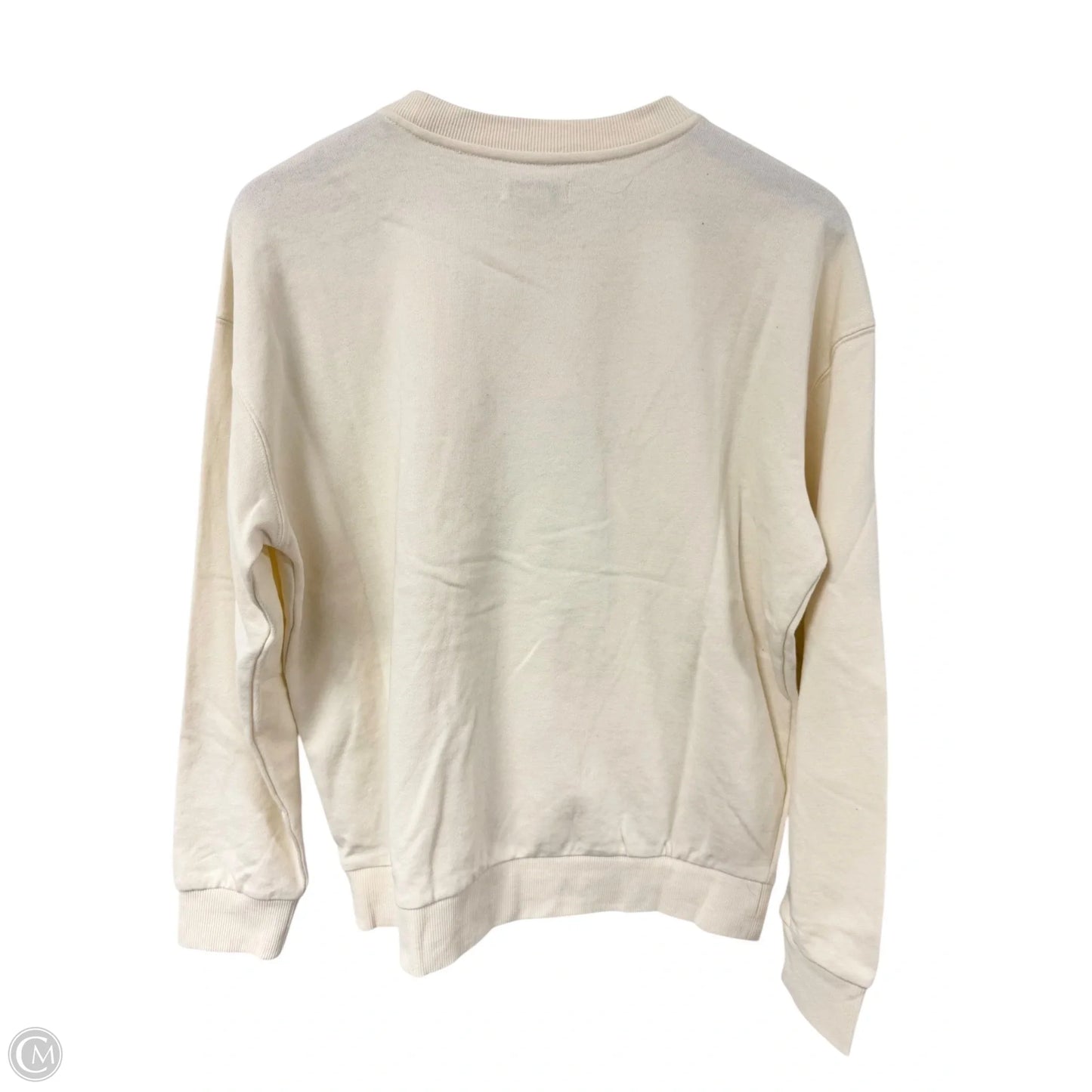 Sweatshirt Crewneck By Ariat In Cream, Size: M
