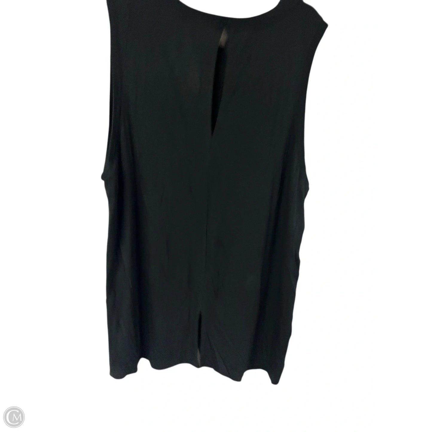 Top Sleeveless Basic By Halogen In Black, Size: L