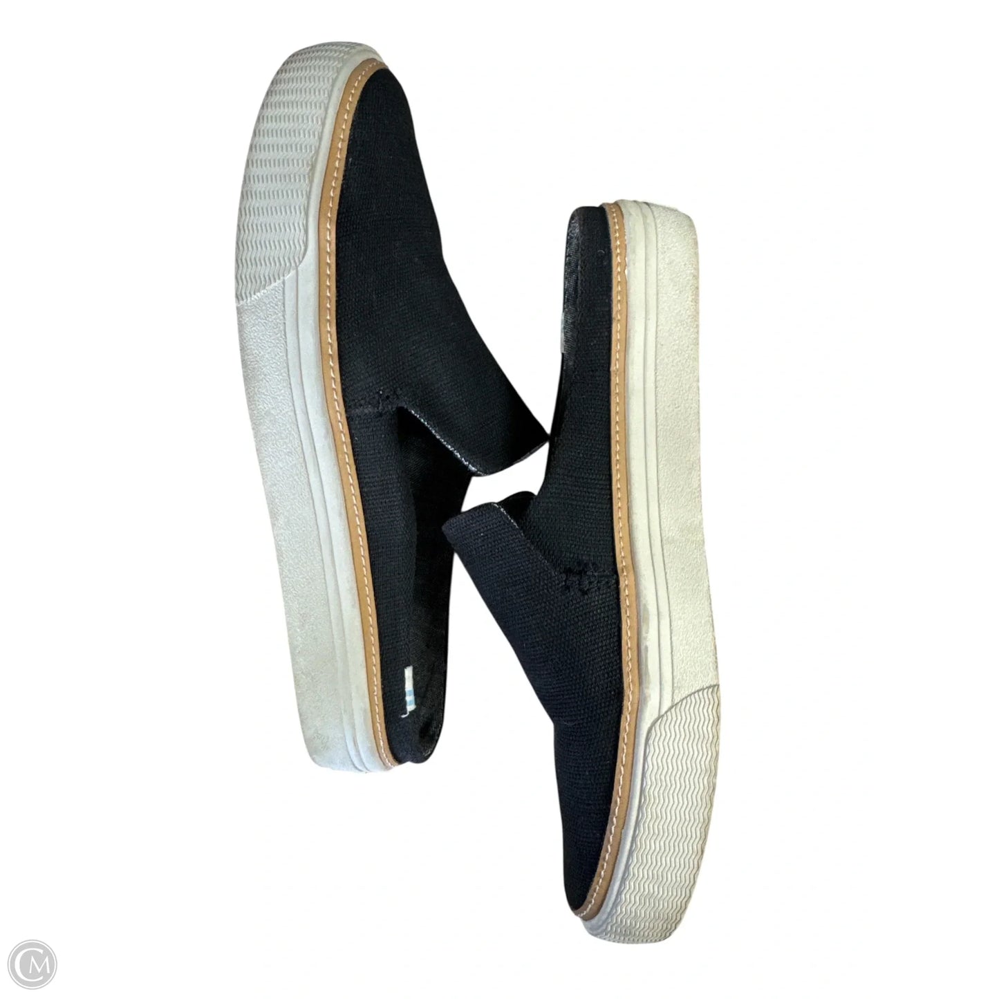 Shoes Flats By Toms In Black, Size: 7