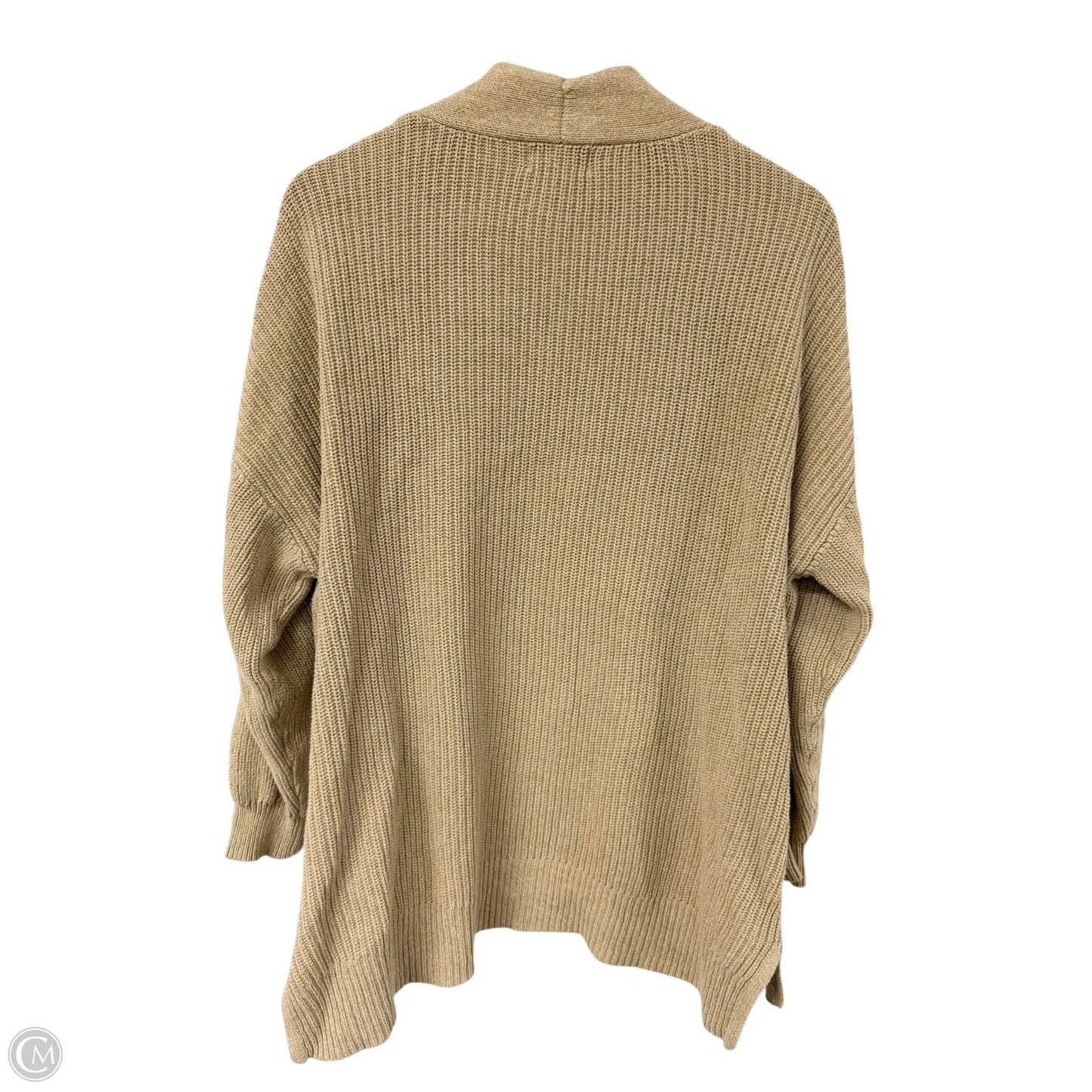 Sweater Cardigan By Universal Thread In Tan, Size: L