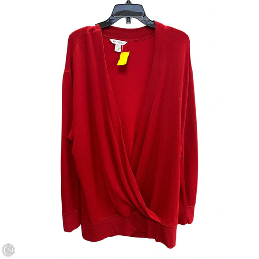 Sweatshirt Crewneck By Athleta In Red, Size: L