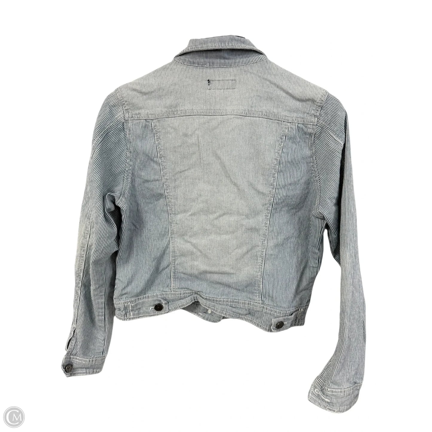 Jacket Denim By Earl Jean In Blue Denim, Size: S