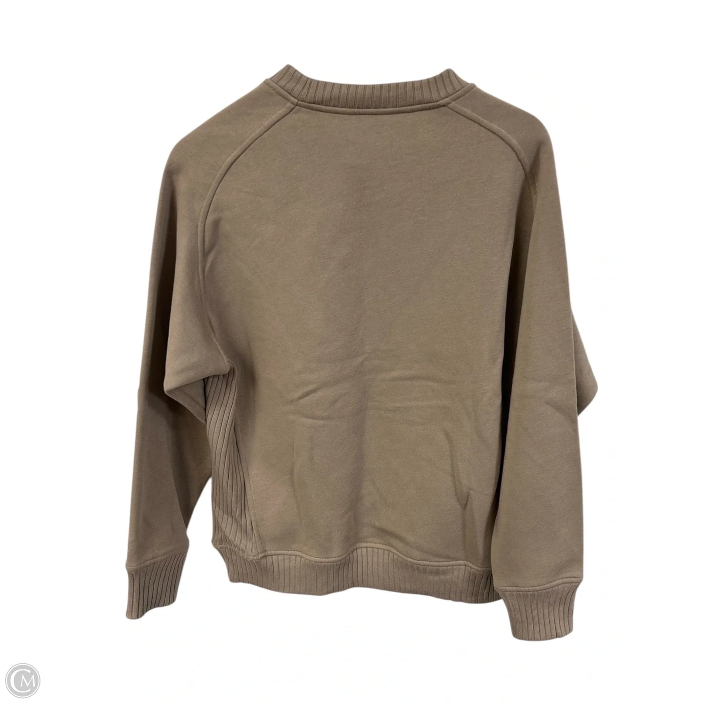 Sweatshirt Crewneck By Rae Mode In Beige, Size: S