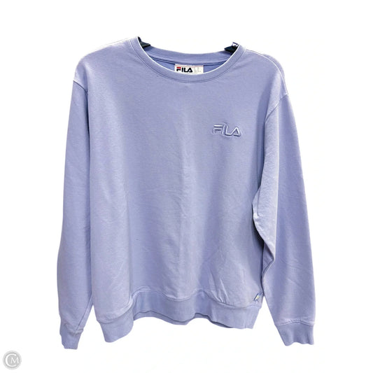 Sweatshirt Crewneck By Fila In Blue, Size: Xl