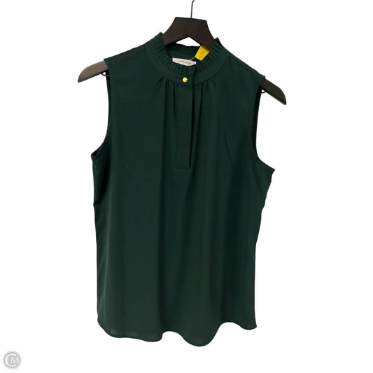 Top Sleeveless By Calvin Klein In Green, Size: S