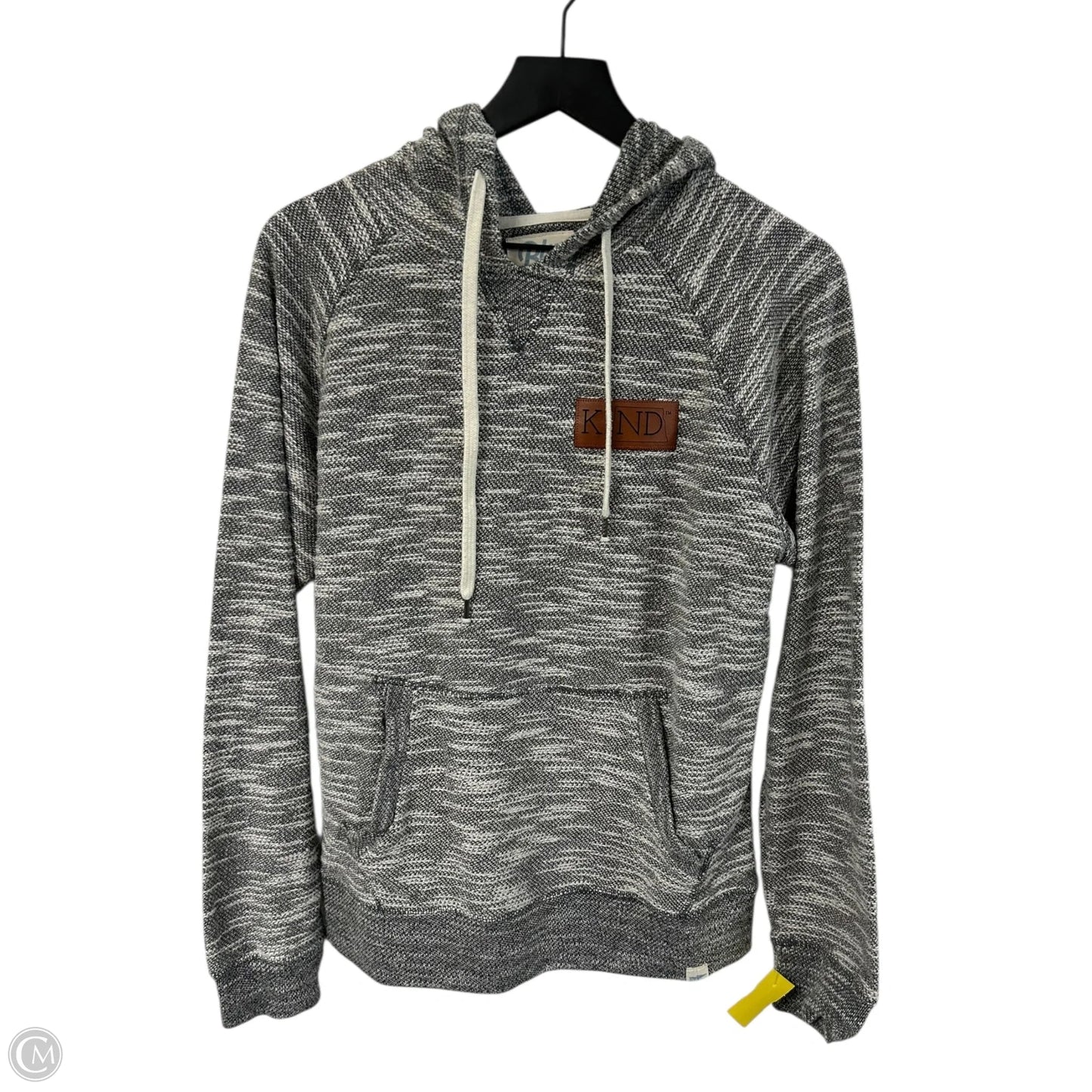 Sweatshirt Hoodie By Blue In Grey & White, Size: S