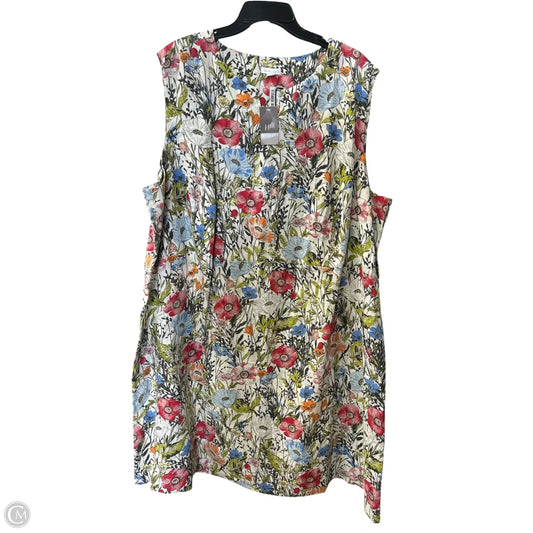 Dress Casual Short By J. Jill In Floral Print, Size: 4x
