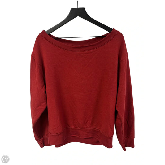 Sweatshirt Crewneck By Clothes Mentor In Red, Size: S